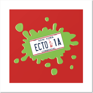 Ecto 1 Plate Posters and Art